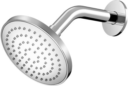 Hotbath Hoofddouche Mate 13 cm Wandmodel Opbouw Geborsteld Nikkel