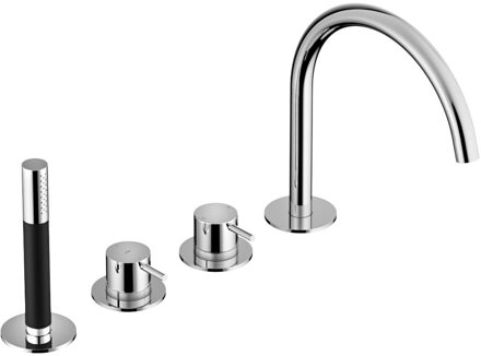 Hotbath Inbouw Badrandcombinatie Cobber Met Uitloop en 2-weg Omstel