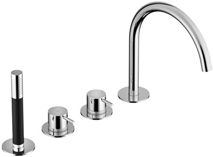 Hotbath Inbouw Badrandcombinatie Cobber Met Uitloop en 2-weg Omstel