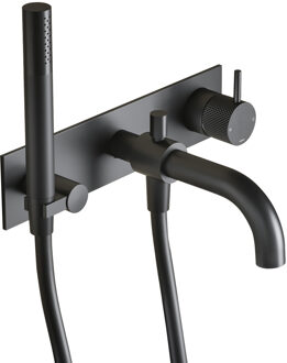 Hotbath Inbouw Douche/Badmengkraan Hotbath Cobber X Met Automatische Omstel Mat Zwart