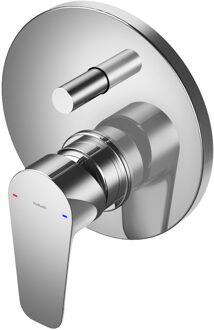 Hotbath Inbouw Douchemengkraan Hotbath Gringo 1-hendel Automatische Omstelinrichting Chroom