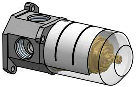 Hotbath inbouwdeel voor 2 functies omstel HBCB011