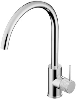 Hotbath Keukenmengkraan Hotbath Cobber X 1-hendel Draaibare Uitloop Chroom