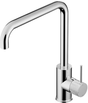 Hotbath Keukenmengkraan Hotbath Cobber X Draaibare Uitloop 1-hendel Chroom