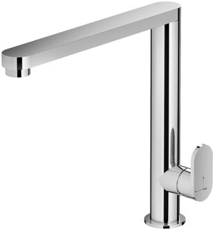 Hotbath Keukenmengkraan Hotbath Fellow 1-hendel 27 cm Draaibare Uitloop Chroom