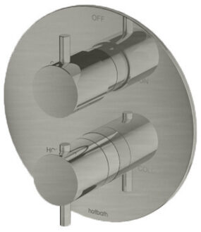 Hotbath Laddy Inbouw Thermostaat Geborsteld Nikkel L009R