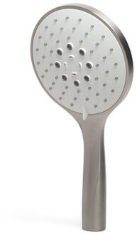 Hotbath Mate handdouche met 3 standen 23cm Ø13cm ABS kunststof waterbesparend nikkel geborsteld M376GN Nikkel geborsteld (RVS)