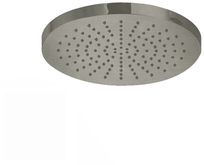 Hotbath Mate hoofddouche 20cm rond nikkel geborsteld M100GN Nikkel geborsteld (RVS)