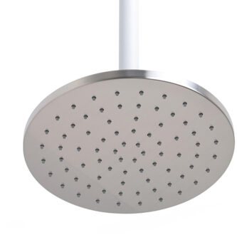 Hotbath Mate hoofddouche 25cm rond nikkel geborsteld M105GN Nikkel geborsteld (RVS)