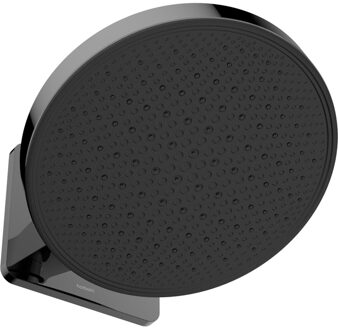 Hotbath MATE Hoofddouche - 30cm - opbouw - rond - rond - Gepolijst zwart PVD M420PBP Zwart gepolijst