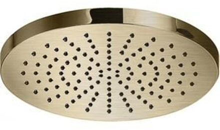 Hotbath Mate hoofddouche 30cm rond messing geborsteld M106BB Messing geborsteld (goud)