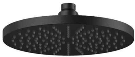 Hotbath Mate Hoofddouche - Ø20cm - rond - Mat Zwart PVD M100MBP Zwart geborsteld mat