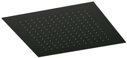 Hotbath Mate M111 inbouw hoofddouche vierkant 50cm zwart geborsteld PVD