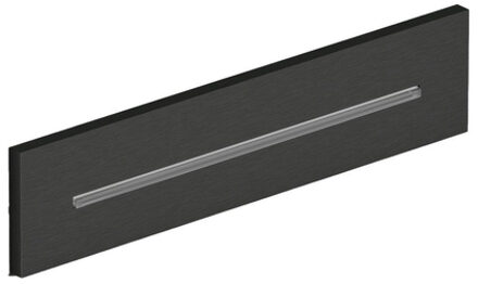 Hotbath Mate M162 inbouw waterval badkraan zwart geborsteld PVD