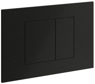 Hotbath &MORE Bedieningspaneel geschikt voor Geberit U Geborsteld zwart PVD BAS320MBP Zwart geborsteld