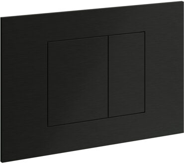 Hotbath &MORE Bedieningspaneel geschikt voor Geberit U Geborsteld Zwart PVD (BAS320MBP)