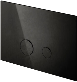 Hotbath &MORE Bedieningspaneel geschikt voor Geberit UP320 Geborsteld Zwart PVD (BAR320MBP)