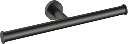 Hotbath &MORE Dubbele toiletrolhouder MBP Geborsteld Zwart PVD (BAA05MBP)