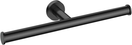 Hotbath &MORE Dubbele toiletrolhouder PBP Gepolijst Zwart PVD (BAA05PBP)