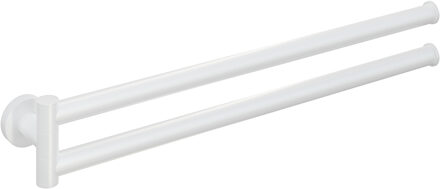 Hotbath &MORE Handdoekhouder Draaibaar WH Mat Wit (BAA15WH)