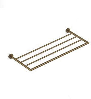 Hotbath &MORE Handdoekrek BBP Geborsteld Messing PVD (BAA25BBP) Goud