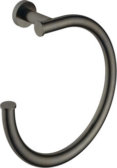 Hotbath &MORE Handdoekring AI Verouderd Ijzer (BAA08AI) Grijs