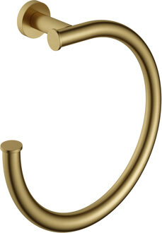 Hotbath &MORE Handdoekring BBP Geborsteld Messing PVD (BAA08BBP) Goud
