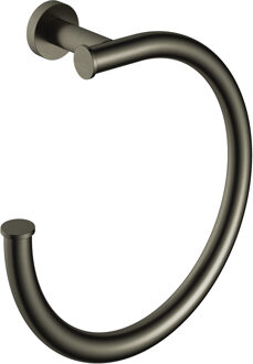 Hotbath &MORE Handdoekring BGP Geborsteld Gunmetal PVD (BAA08BGP)