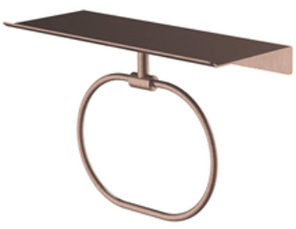 Hotbath &MORE Handdoekring - voor planchet serie - Geborsteld koper PVD SHA08BCP Koper geborsteld