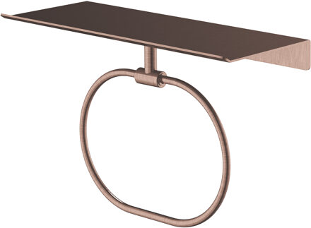 Hotbath &More Handdoekring voor Planchet serie Geborsteld koper PVD