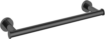 Hotbath &MORE Handdoekstang 34 cm PBP Gepolijst Zwart PVD (BAA06PBP)