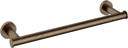 Hotbath &MORE Handdoekstang 34cm AB - Living Colours vormen een natuurlijk patina Verouderd Messing (BAA06AB) Goud