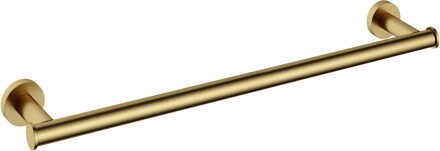 Hotbath &MORE Handdoekstang 64cm BBP Geborsteld Messing PVD (BAA07BBP) Goud
