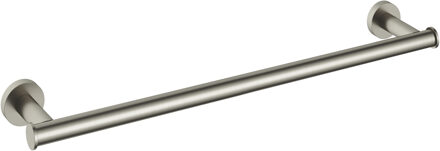Hotbath &MORE Handdoekstang 64cm GN Geborsteld Nikkel (BAA07GN) Grijs