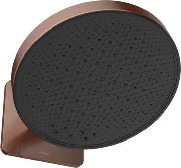 Hotbath &MORE Hoofddouche - 30cm - inbouw - rond - met box - 2 functies - Geborsteld koper PVD M620BCP Koper geborsteld