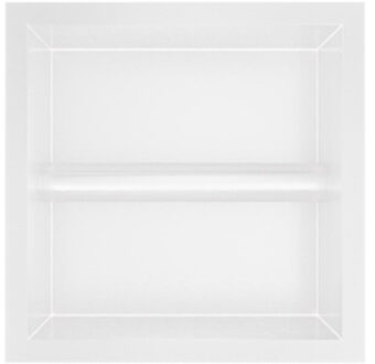 Hotbath &MORE Inbouw toiletrolhouder & borstelgarnituur 90x16x12,6cm Mat Wit