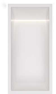 Hotbath &MORE Inbouwbox of inbouwnis - 30x15x10 - with LED IP44 - Mat wit BOX015LWH Wit mat