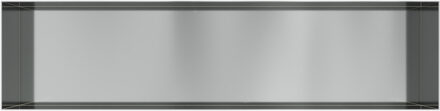 Hotbath &MORE Inbouwnis 30x120x10cm frameless RVS 316