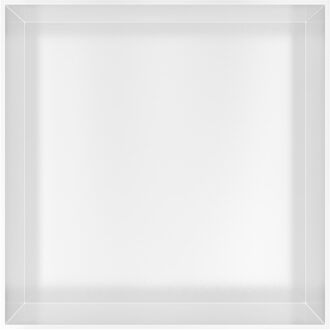 Hotbath &MORE Inbouwnis 30x30x10cm frameless Mat Wit