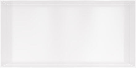 Hotbath &MORE Inbouwnis 30x60x10cm frameless Mat Wit