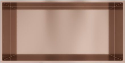 Hotbath &MORE Inbouwnis 30x60x10cm Geborsteld Koper PVD