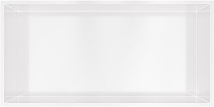 Hotbath &MORE Inbouwnis 30x60x10cm Mat Wit