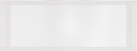 Hotbath &MORE Inbouwnis 30x80x10cm frameless Mat Wit