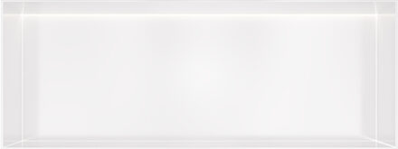 Hotbath &MORE Inbouwnis 30x80x10cm frameless + LED Mat Wit