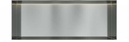 Hotbath &MORE Inbouwnis 30x80x10cm frameless + LED RVS 316