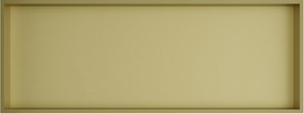 Hotbath &MORE Inbouwnis 30x80x10cm Geborsteld Messing PVD