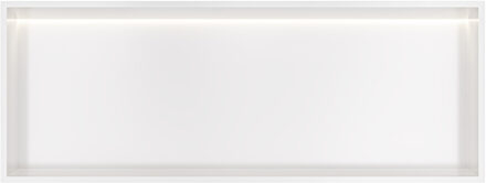 Hotbath &MORE Inbouwnis 30x80x10cm met LED IP44 Mat Wit