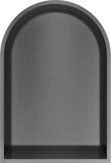 Hotbath &MORE Inbouwnis Toogmodel 30x45x10cm Geborsteld Zwart PVD