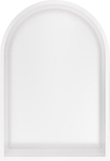 Hotbath &MORE Inbouwnis Toogmodel 30x45x10cm Mat Wit