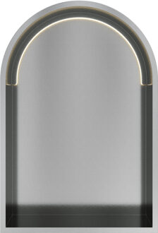 Hotbath &MORE Inbouwnis Toogmodel 30x45x10cm met LED IP44 RVS 316